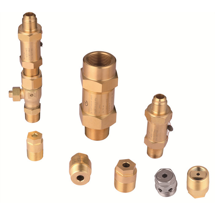 Valvola di sollevamento della pressione del refrigerante Valvola di sicurezza centrale del refrigerante con -29°C+140°C Pressione 0,3~4,5MPa