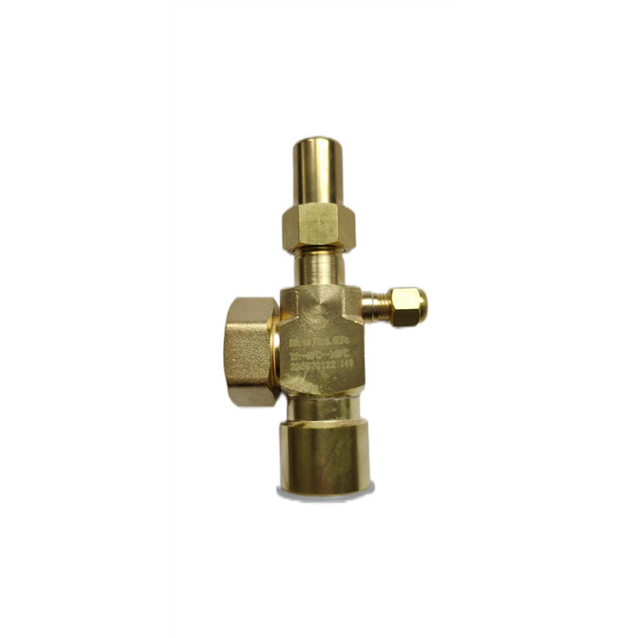 Pressione DN4-DN50 Valvola di servizio rotolock di refrigerazione e accessori per -40°C+150°C e 0-4,5 MPa
