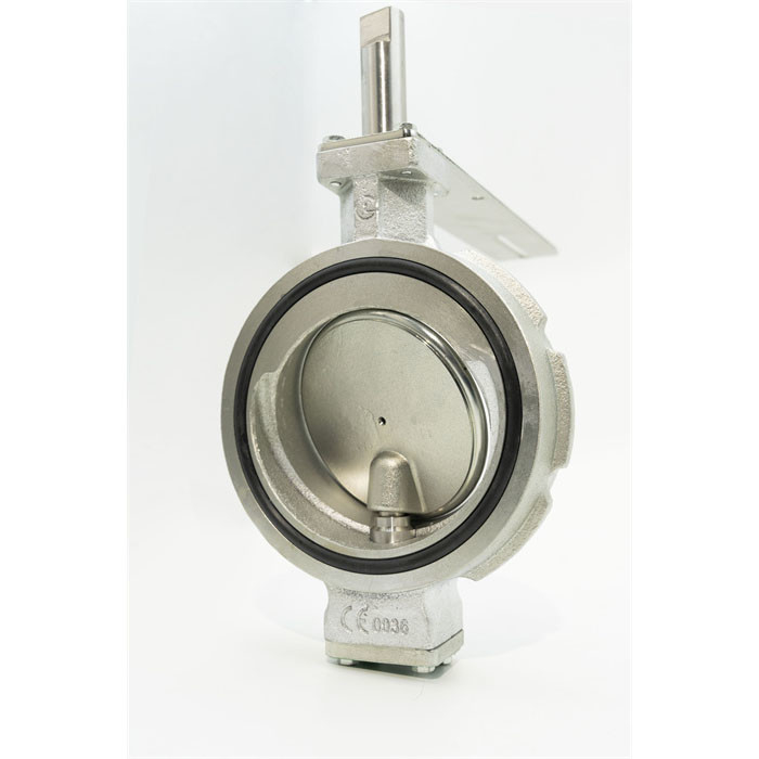 Classe di protezione IP67 Valvola a farfalla di refrigerazione per CFC HCFC HFC DN40  DN300 Dimensione