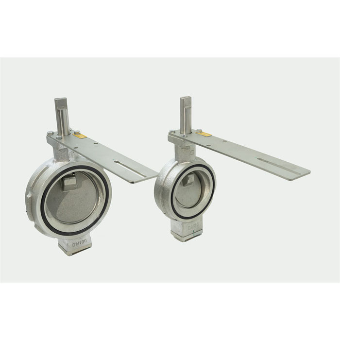 Classe di protezione IP67 Valvola a farfalla di refrigerazione per CFC HCFC HFC DN40  DN300 Dimensione