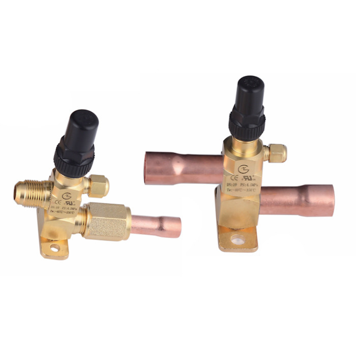 DN4  DN50 Valvola manuale di refrigerazione Valvola verticale di refrigerazione e valvola manuale per CFC HCFC HFC
