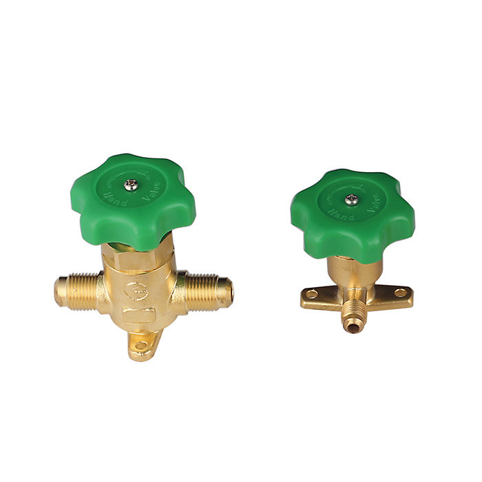 Valvola manuale di raffreddamento resistente alla temperatura facile da installare per CFC HCFC HFC R22 R410a R134a