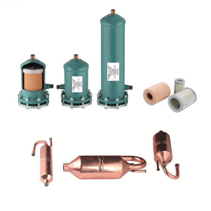 Filtro per asciugatrici di refrigeranti industriali con gamma di pressione da 0 a 3,5 MPa certificato CE