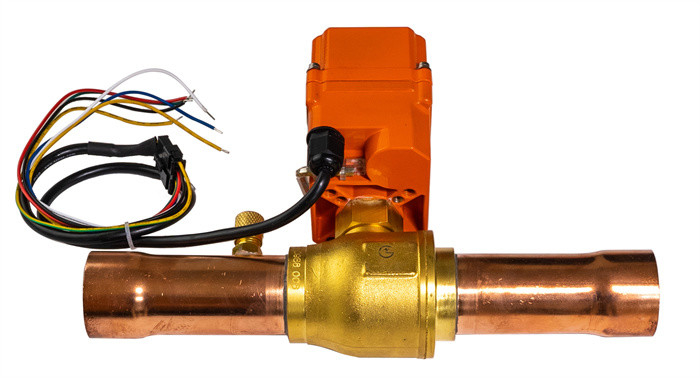 -20°C a 120°C di raffreddamento Valvola a sfera a 3 vie elettrica con protezione IP67 per sistemi HVAC