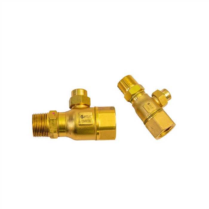 Facile installazione Valvola di refrigerazione a 3 vie 0,3 ∼ 5,0 MPa per CFC HCFC e refrigeranti HFC