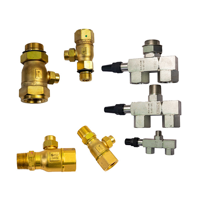 DN4-DN40 Facile installazione 0,3 ~ 5,0MPa Sedile della valvola di sicurezza per refrigeranti per CFC HCFC HFC
